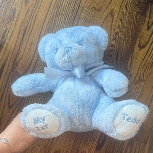 Adorable Blue Plush Teddy Bear